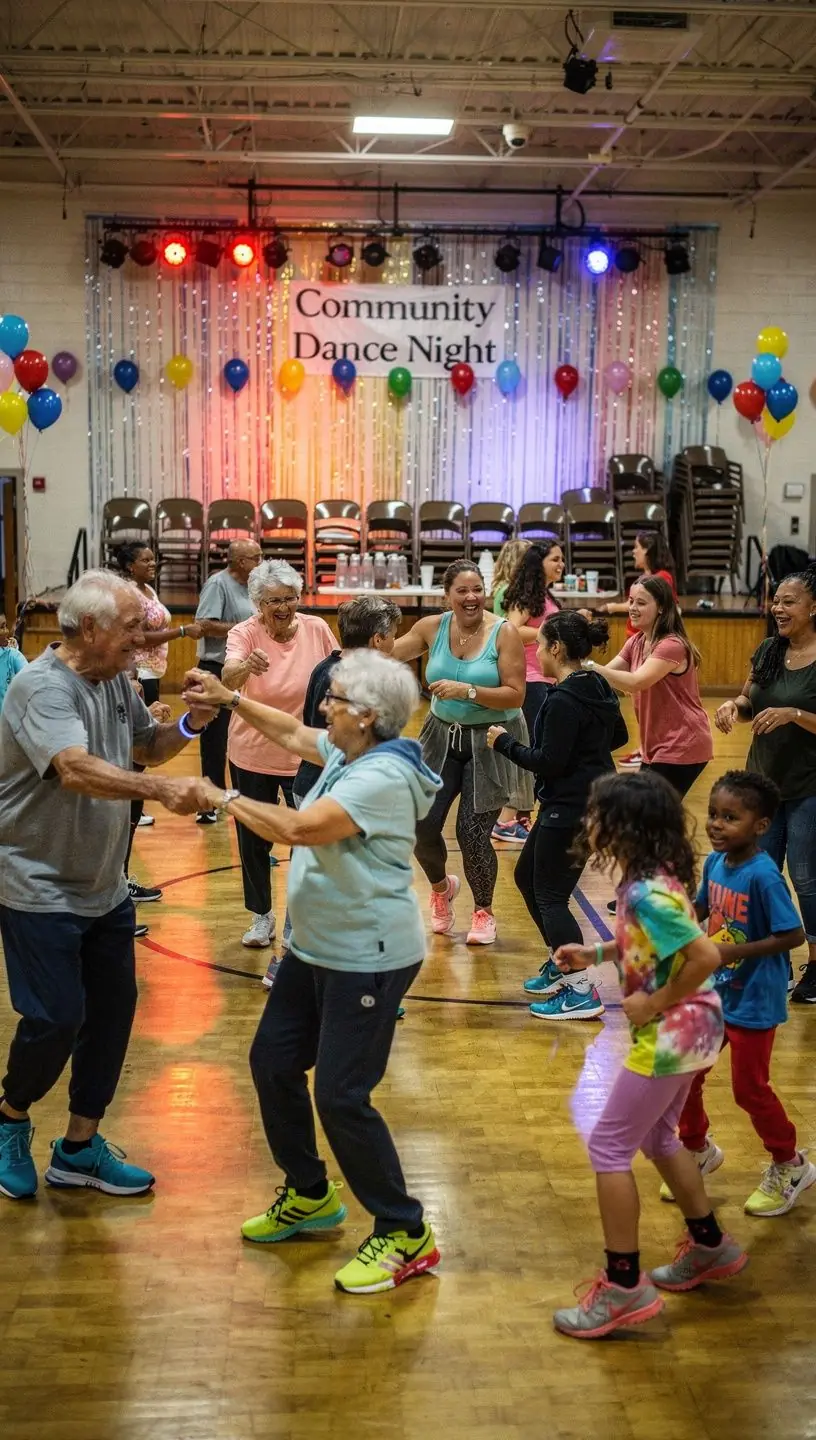 Collaborative workshop setup for community hobby clubs.