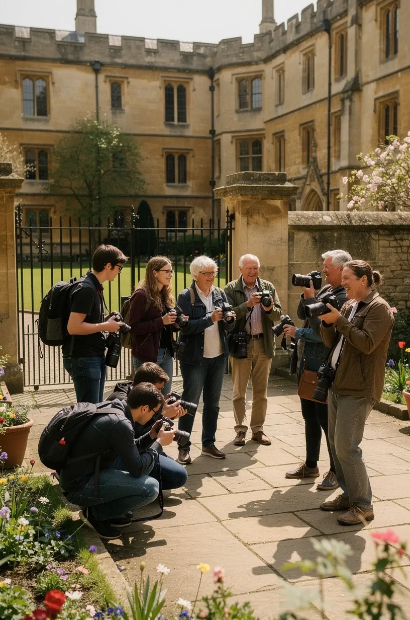Community members engaged in diverse creative hobbies.